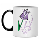 Кружка двухцветная