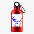 Металлическая бутылка 400 мл UV-DTF