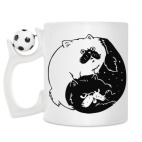 Кружка с футбольным мячиком
