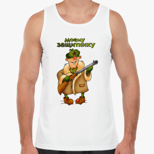 Майка с принтом  23 февраля