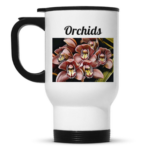 Кружка-термос Орхидеи