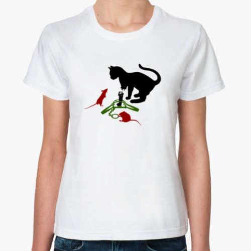 Классическая футболка с принтом Katrap