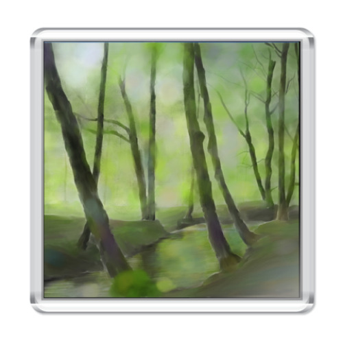 Магнит с принтом  'Spring'