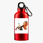 Металлическая бутылка 400 мл UV-DTF