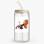 Банка с бамбуковой крышкой