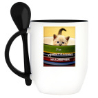 Кружка с ложкой