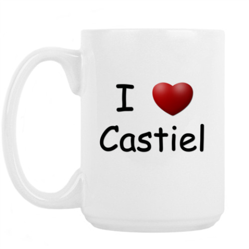 Кружка I Love Castiel