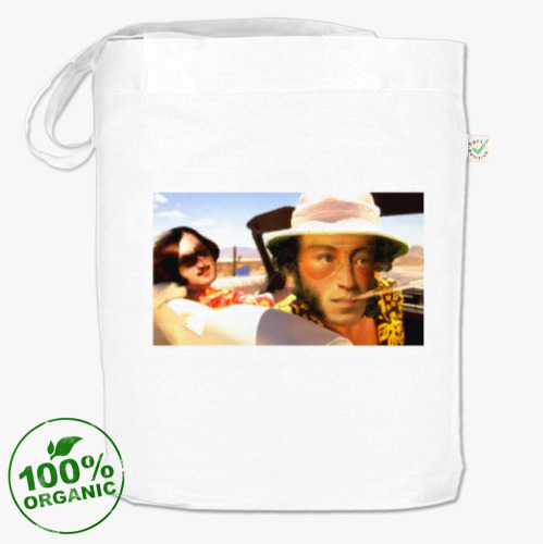 Сумка шоппер с принтом Страх и ненависть в золотом веке