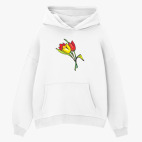 Толстовка худи оверсайз