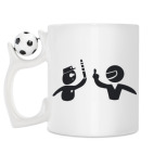 Кружка с футбольным мячиком