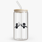 Банка с бамбуковой крышкой