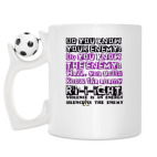 Кружка с футбольным мячиком