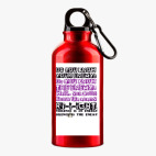 Металлическая бутылка 400 мл UV-DTF