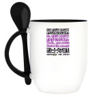 Кружка с ложкой