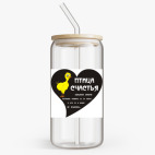 Банка с бамбуковой крышкой