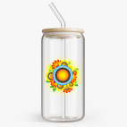 Банка с бамбуковой крышкой