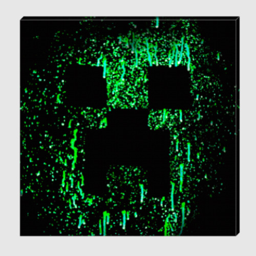 Холст Minecraft Creeper