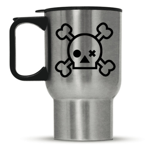 Кружка-термос с принтом Skull