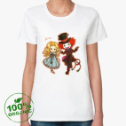 Женская футболка органик