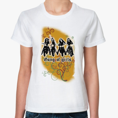 Классическая футболка Gang of girls
