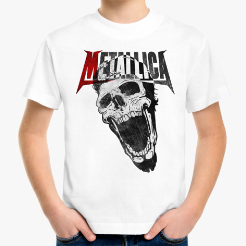 Детская футболка Metallica Skull