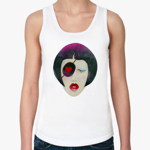 Женская майка с принтом роковая стрижка Боб