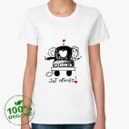 Женская футболка органик