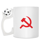 Кружка с футбольным мячиком