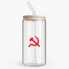 Банка с бамбуковой крышкой