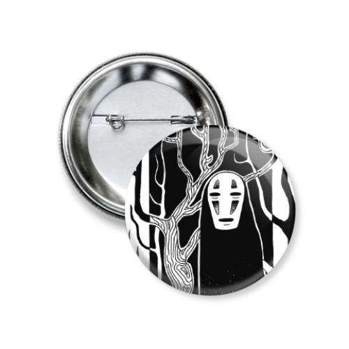 Значок 37мм с принтом Миядзаки Унесённые Призраками