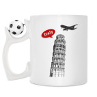Кружка с футбольным мячиком