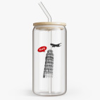 Банка с бамбуковой крышкой