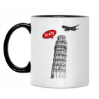 Кружка двухцветная