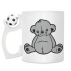 Кружка с футбольным мячиком