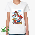 Женская футболка органик