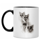 Кружка двухцветная