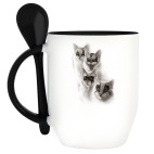 Кружка с ложкой