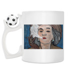 Кружка с футбольным мячиком