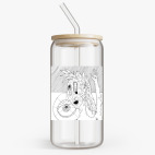 Банка с бамбуковой крышкой