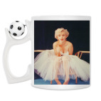 Кружка с футбольным мячиком