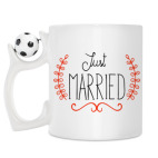 Кружка с футбольным мячиком