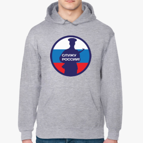 Толстовка худи с принтом 23 февраля - Россия