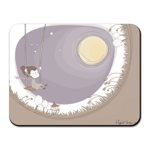 Коврик для мыши с принтом  Качели