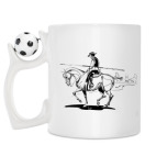 Кружка с футбольным мячиком