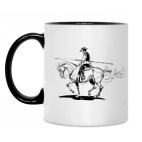 Кружка двухцветная