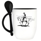 Кружка с ложкой