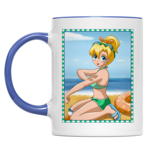 Кружка 'Лосьон для загара'