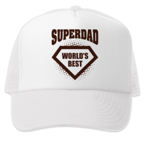 Кепка-тракер SUPERDAD world's best