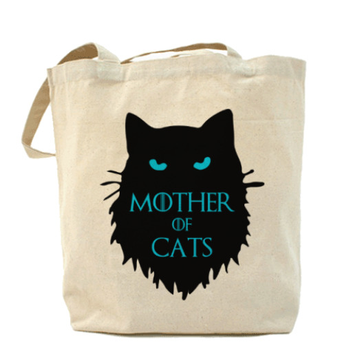 Сумка шоппер Mother of cats