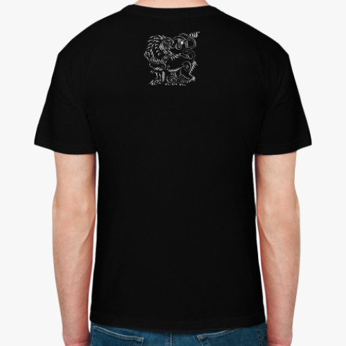 Футболка с принтом Геральдический лев